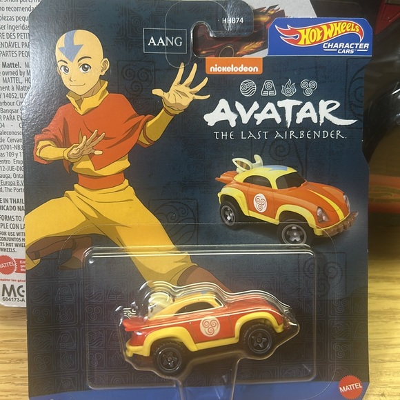 HOT WHEELS CHARACTER CARS MATTEL DISNEY AVATAR THE LAST AIRBENDER ZUKO & AANG - Picture 7 of 12